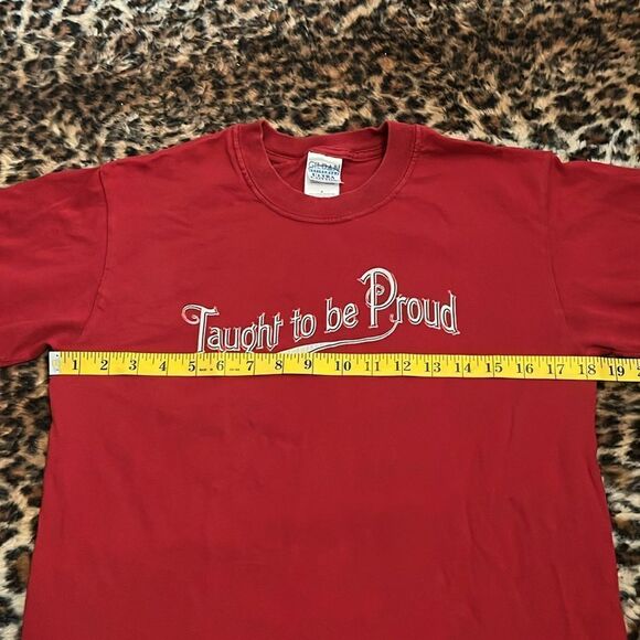 Y2K Taught To Be Proud Red Graphic Shirt Music Band Jam Band San Francisco - Picture 5 of 9